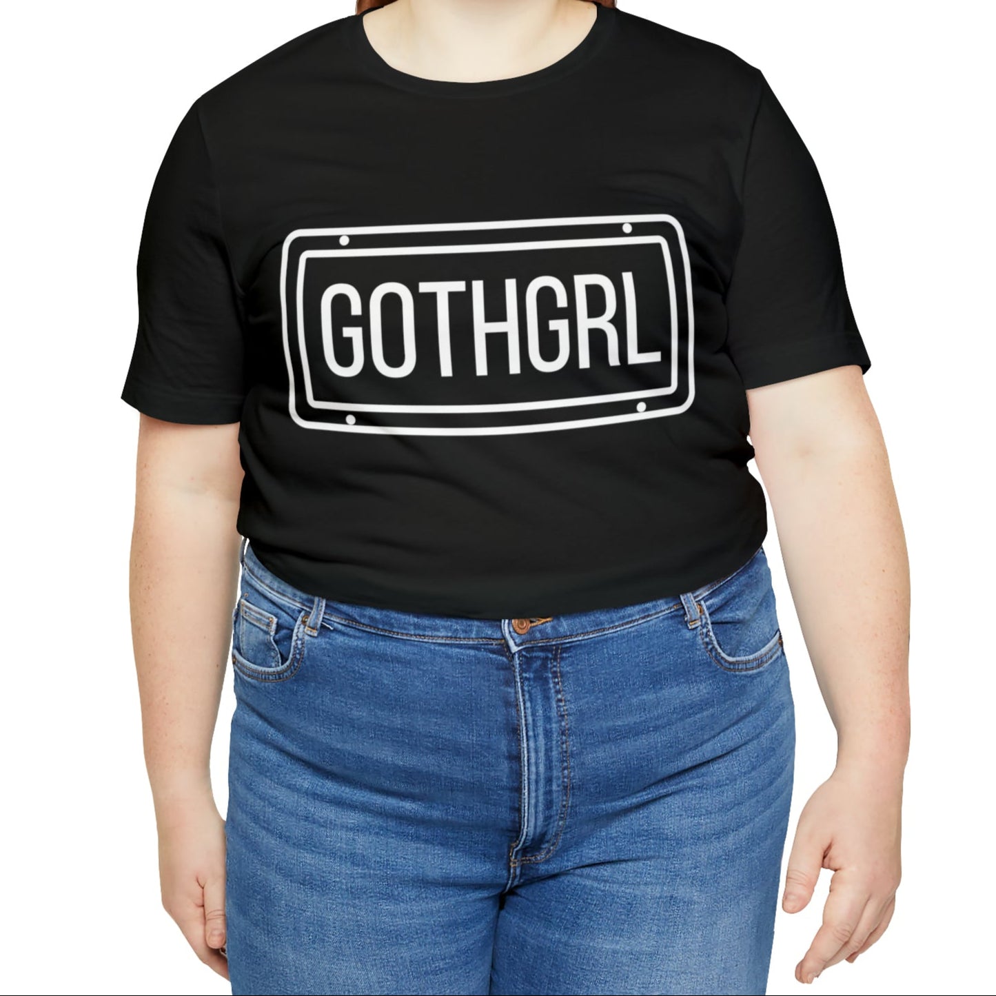 GOTHGRL License Plate Top by The Dark Side of Fashion