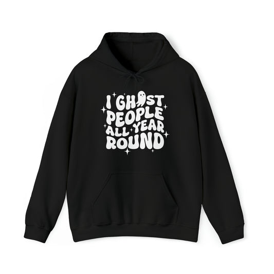 I Ghost People All Year Round Hoodie by The Dark Side of Fashion