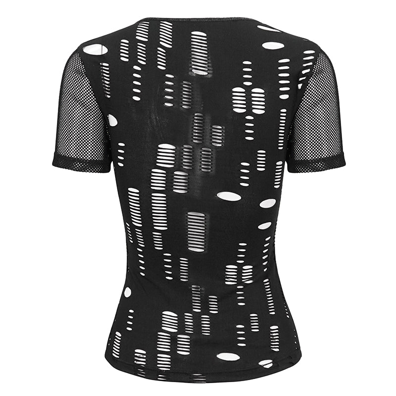 Technical Error Gothic Top by Devil Fashion