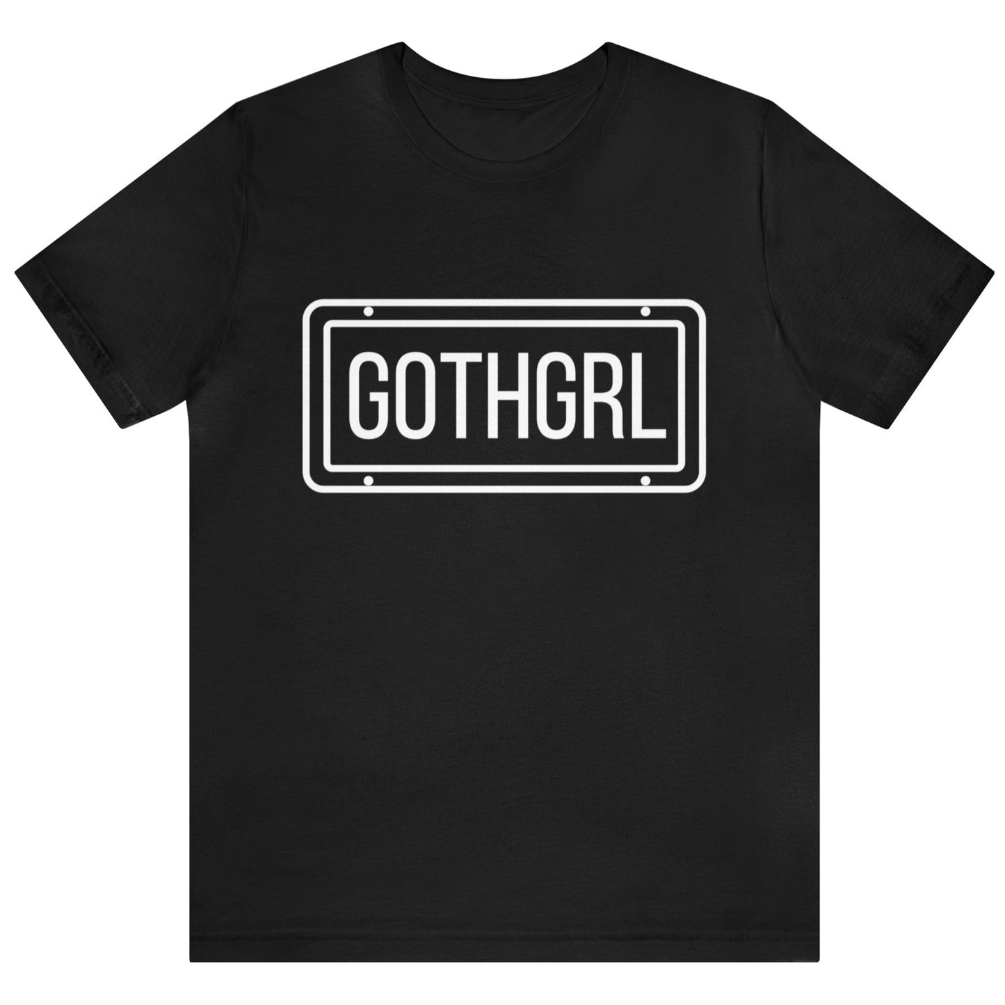 GOTHGRL License Plate Top by The Dark Side of Fashion