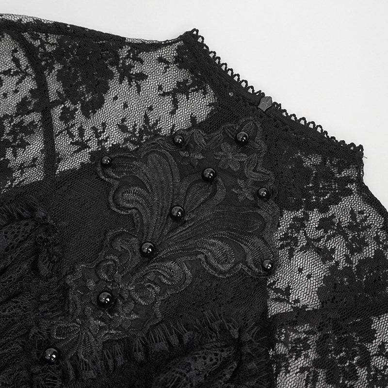 Dead Petunias Lace Dress by Devil Fashion
