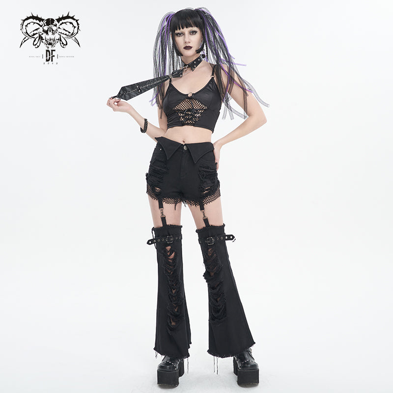 Lenore Detachable Leg Pants by Devil Fashion