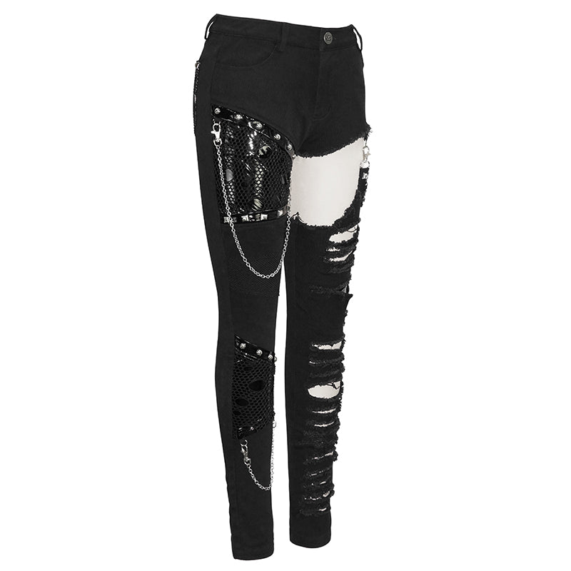 Mayhem Shredded Pants by Devil Fashion