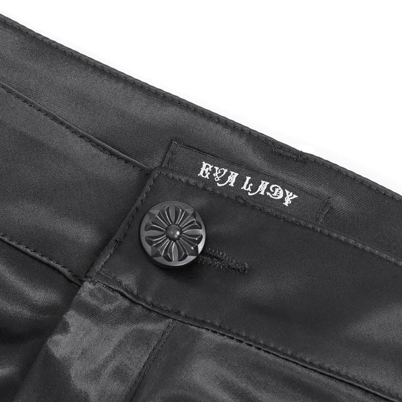 Bellatrix Gothic Lace Flare Pants by Devil Fashion