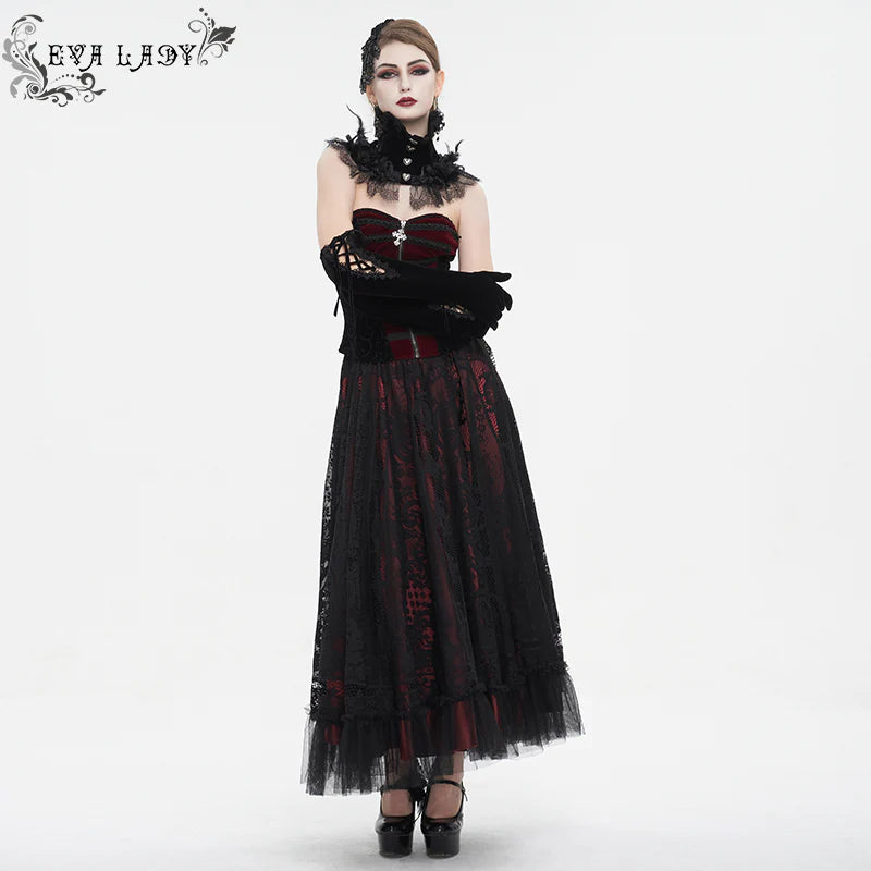 Bleeding Hearts Gothic Collar Choker by Eva Lady