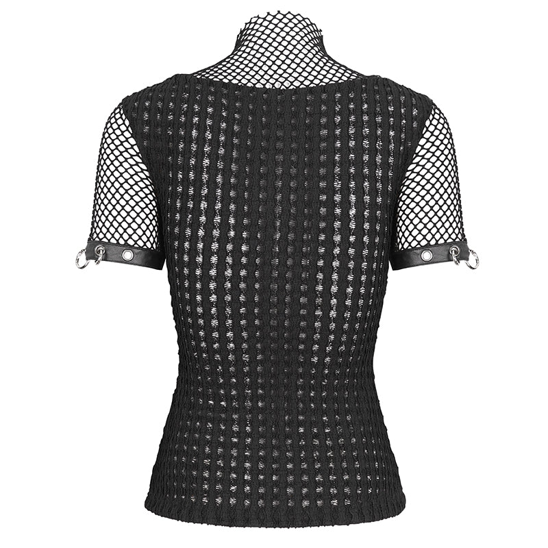Hypnosis Gothic Mesh Top by Devil Fashion