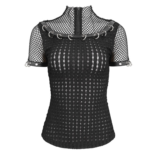 Hypnosis Gothic Mesh Top by Devil Fashion