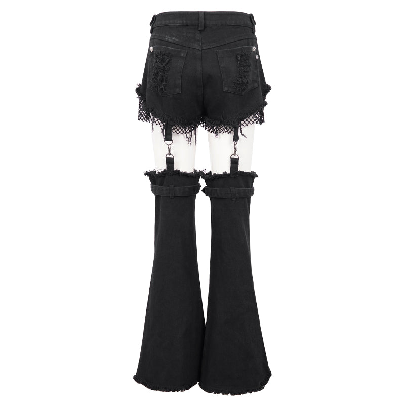 Lenore Detachable Leg Pants by Devil Fashion