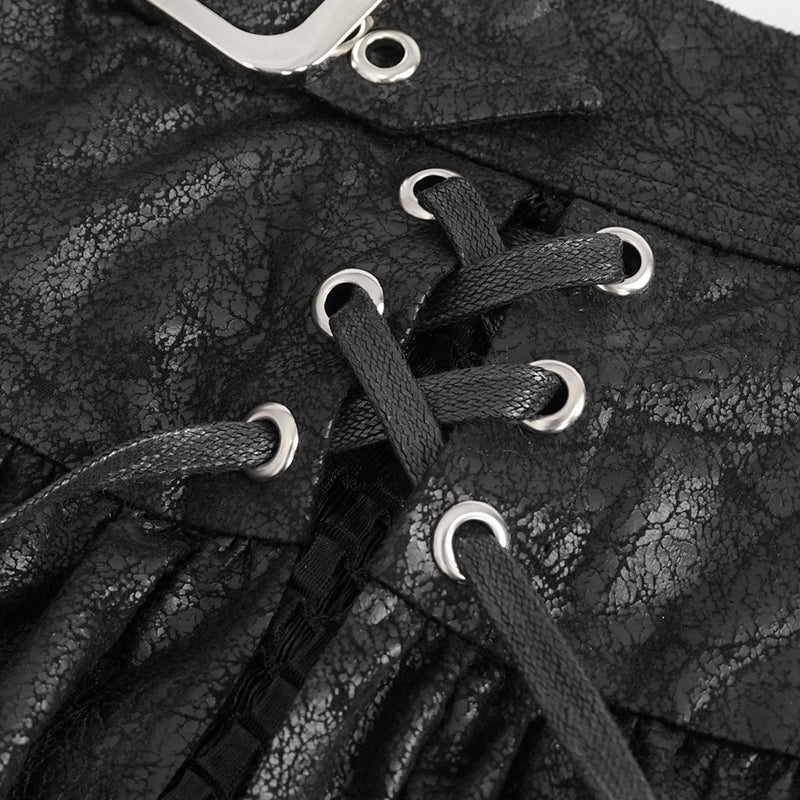 Fairy Goth Asymmetric Black Skirt by Devil Fashion