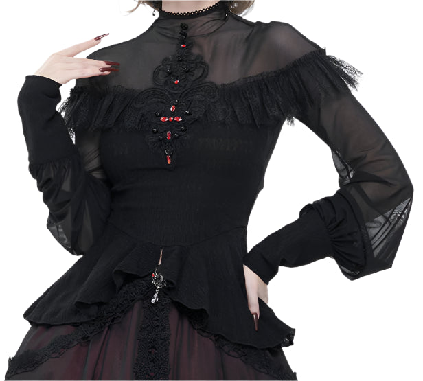 Damian Darling Gothic Top by Eva Lady
