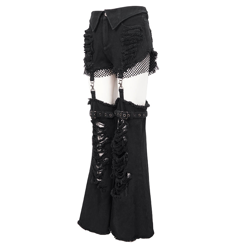 Lenore Detachable Leg Pants by Devil Fashion
