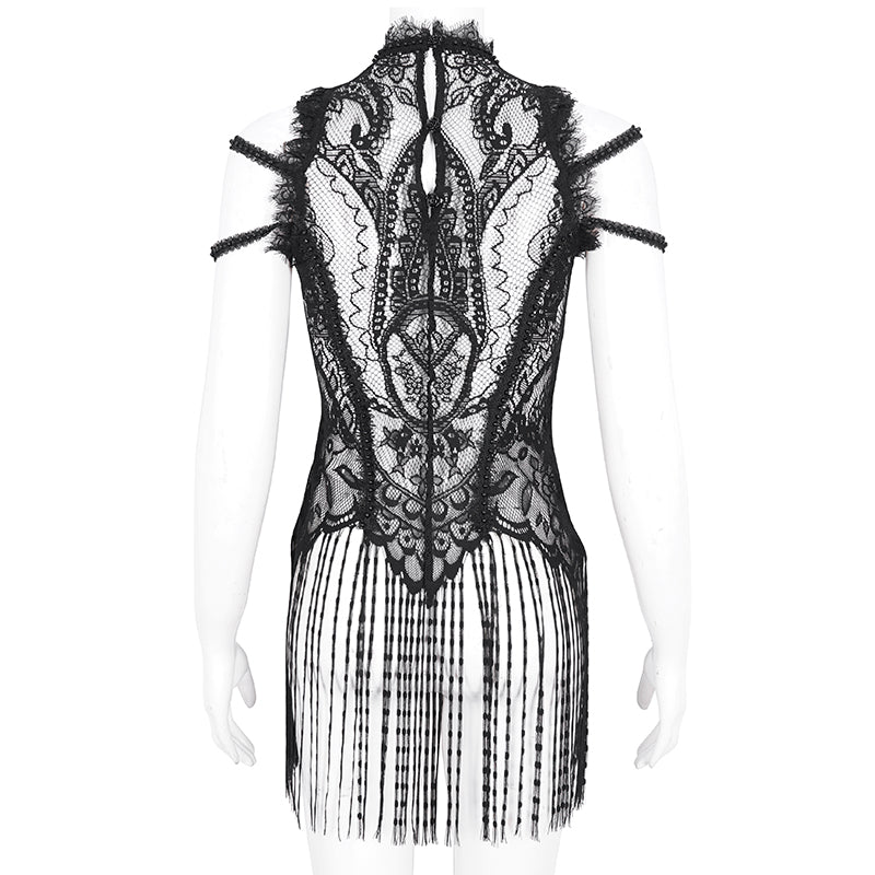 Old Soul Gothic Lace Top by Devil Fashion