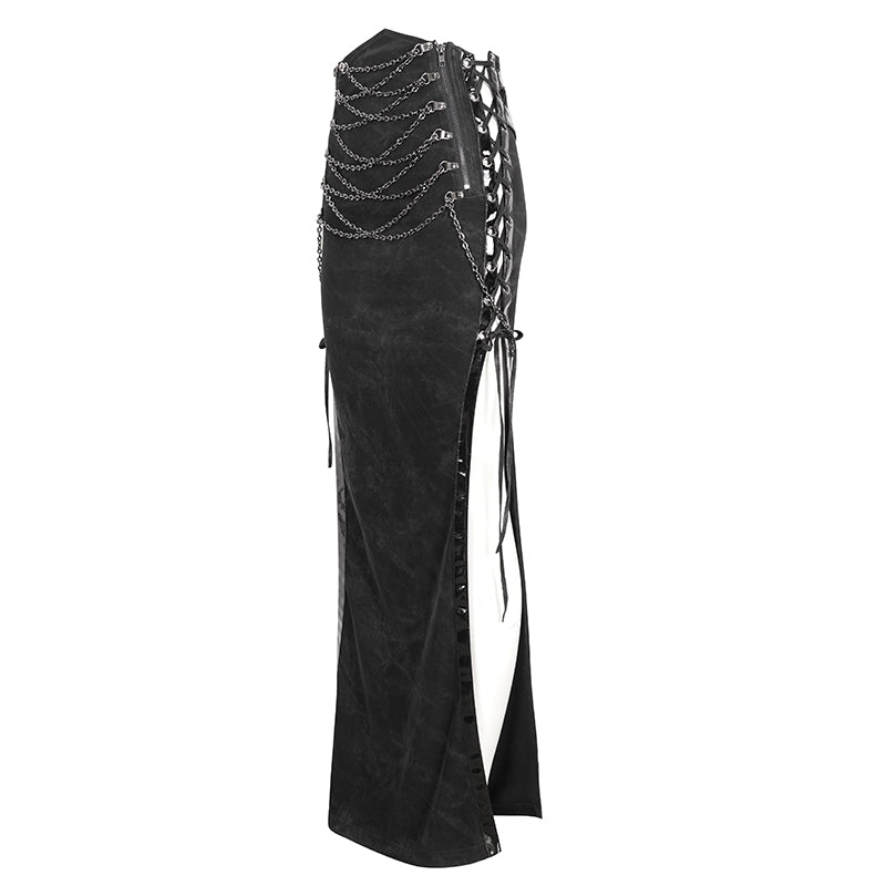 Akasha Split Skirt by Devil Fashion