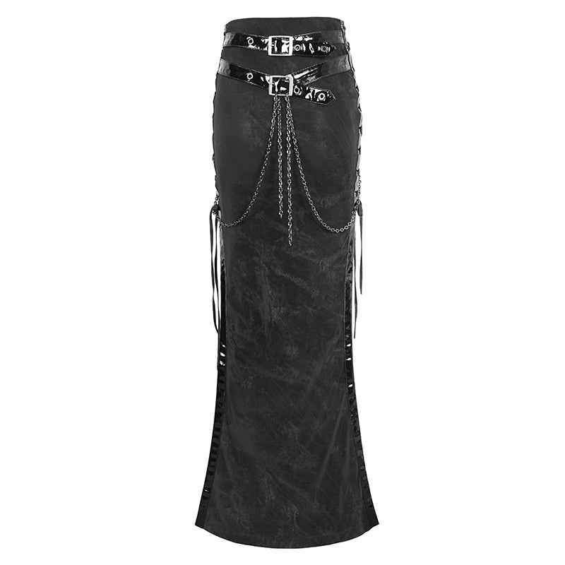 Akasha Split Skirt by Devil Fashion