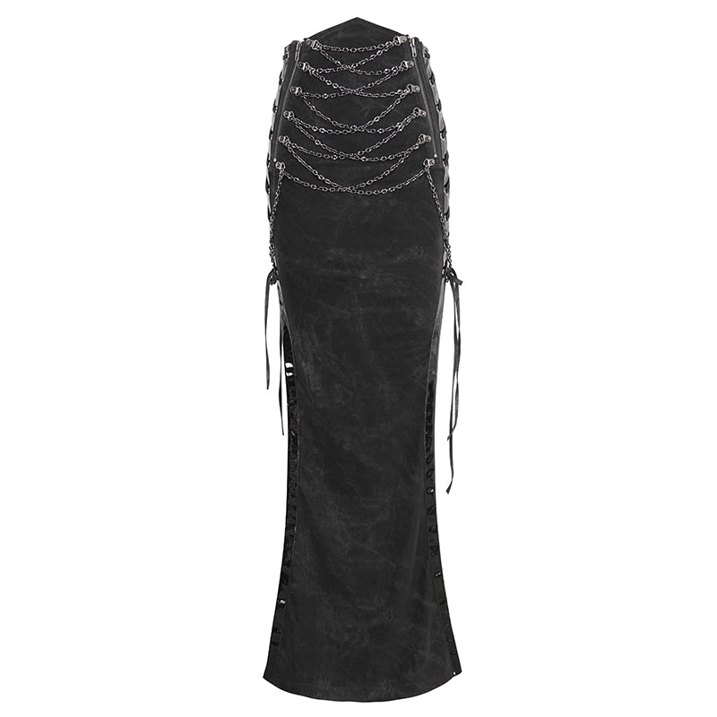 Akasha Split Skirt by Devil Fashion
