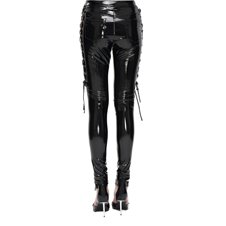 Purity Gothic Patent Leather Pants by Devil Fashion