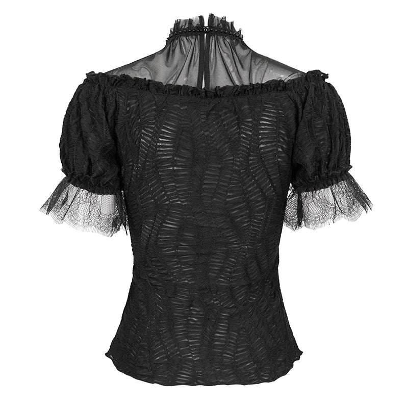 Lost In The Fog Gothic Top by Eva Lady