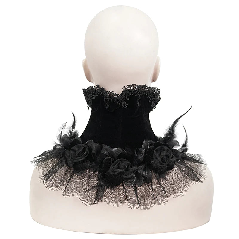 Bleeding Hearts Gothic Collar Choker by Eva Lady