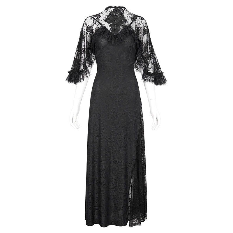 Dead Petunias Lace Dress by Devil Fashion