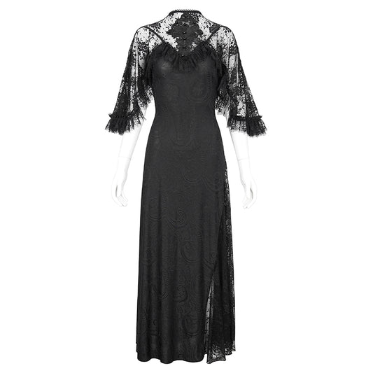 Dead Petunias Lace Dress by Devil Fashion