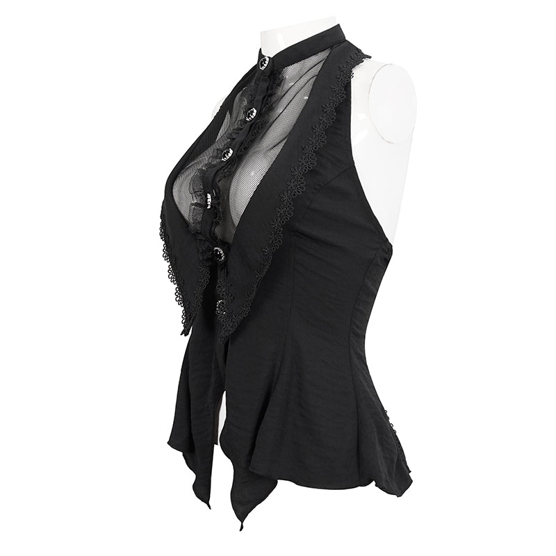 Millie Gothic Halter Top by Devil Fashion