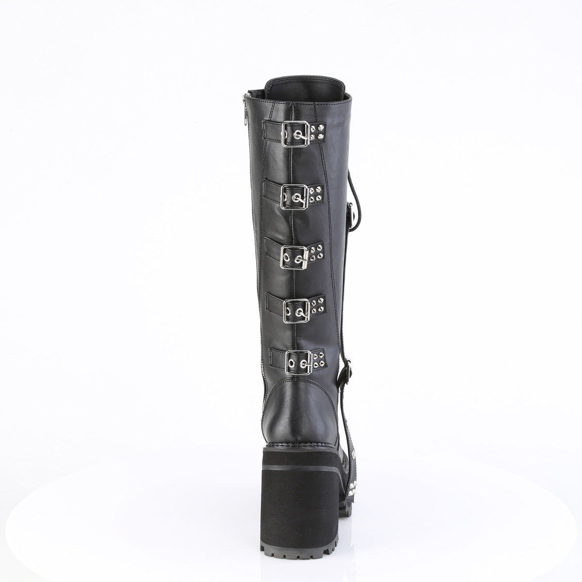 ASSAULT-218 Knee High Boots by Demonia