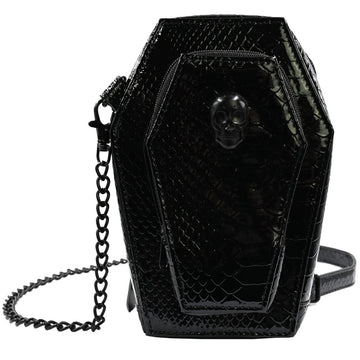 Coffin Mini Crossbody Skull Purse by Kreepsville 666