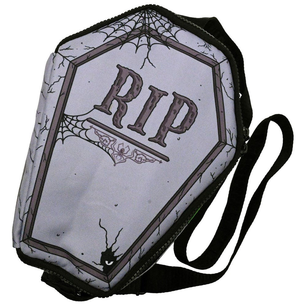 Spooky Rip Coffin Insulated Lunch Bag by Kreepsville 666