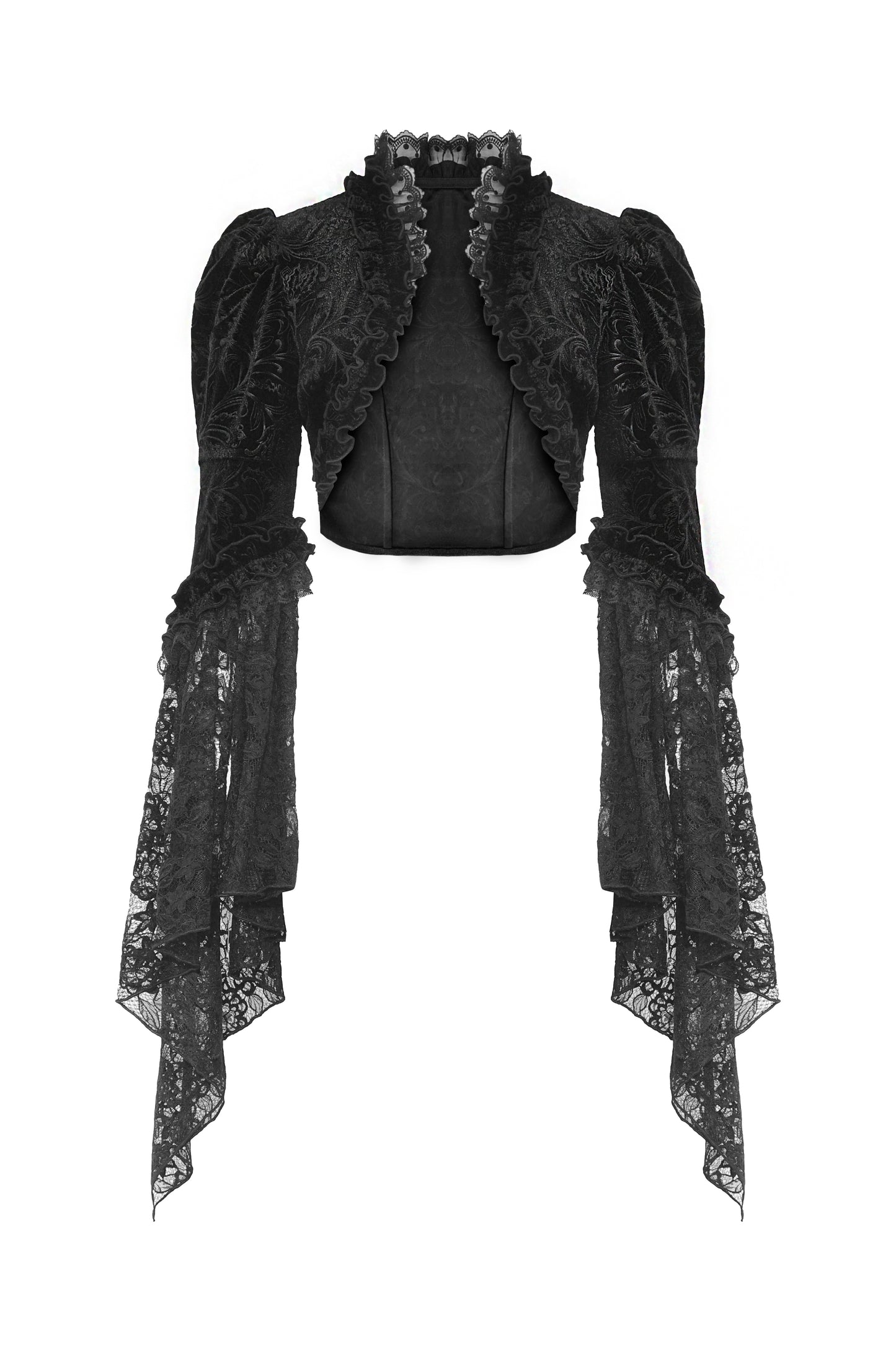 Hemlock Velvet Bolero Jacket Top by Dark In Love