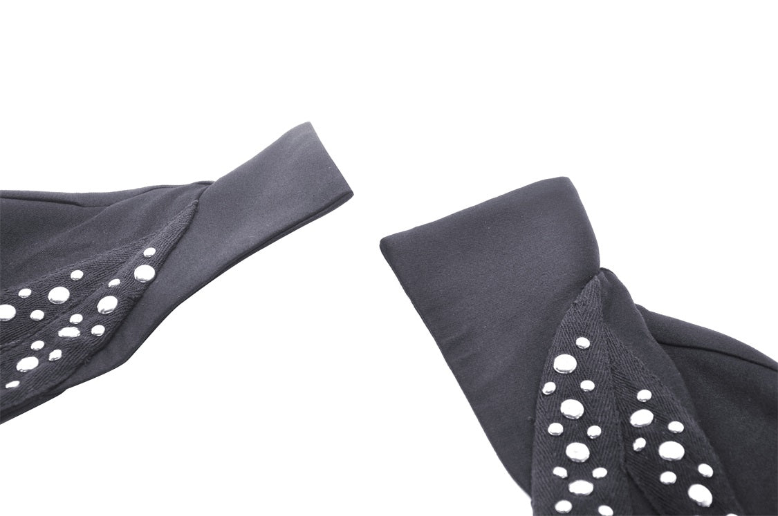 Mysterious Studded Trim Bolero Top by Dark In Love