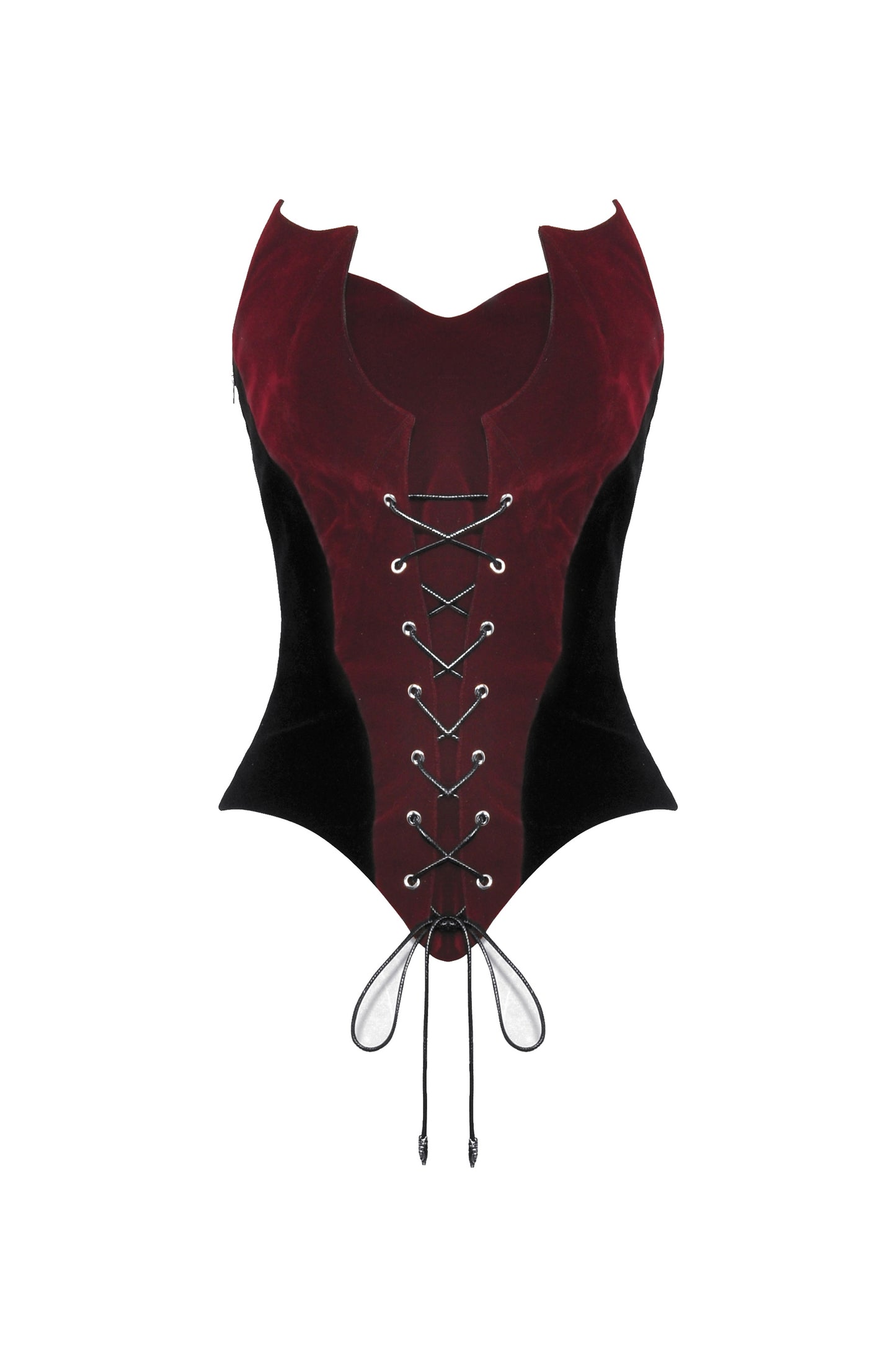 Batty Solitude Corset Top by Dark In Love