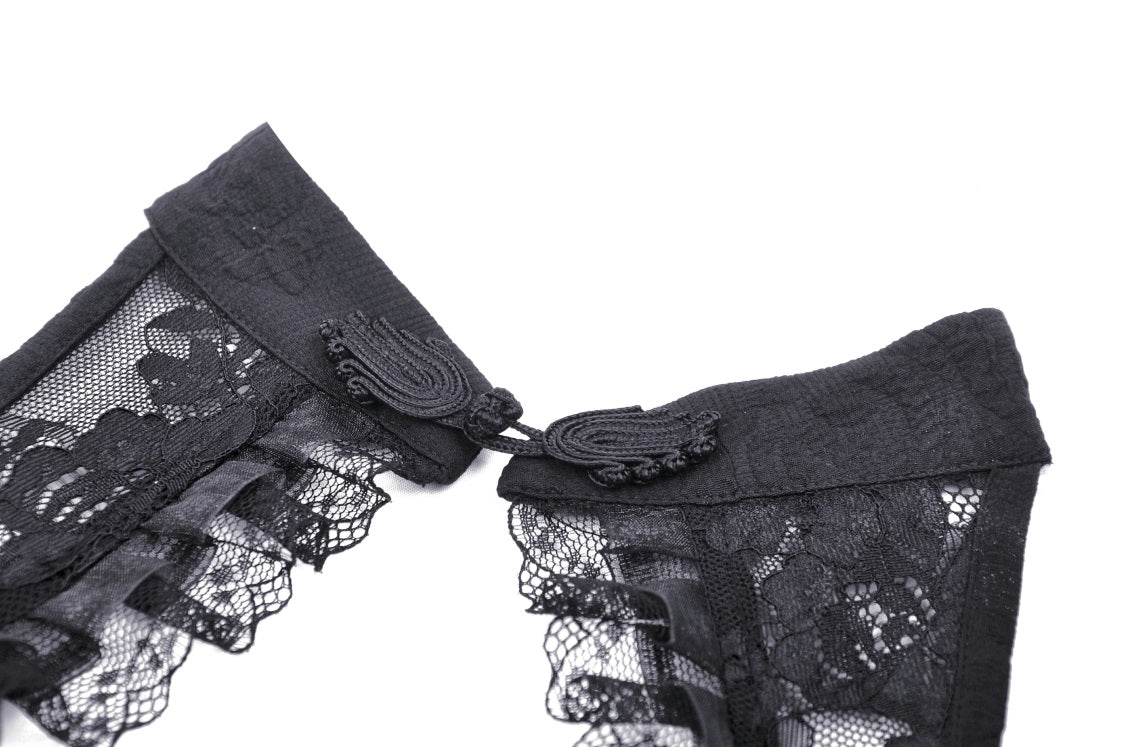 Vivienne Rose High Low Lace Halter Dress by Dark In Love