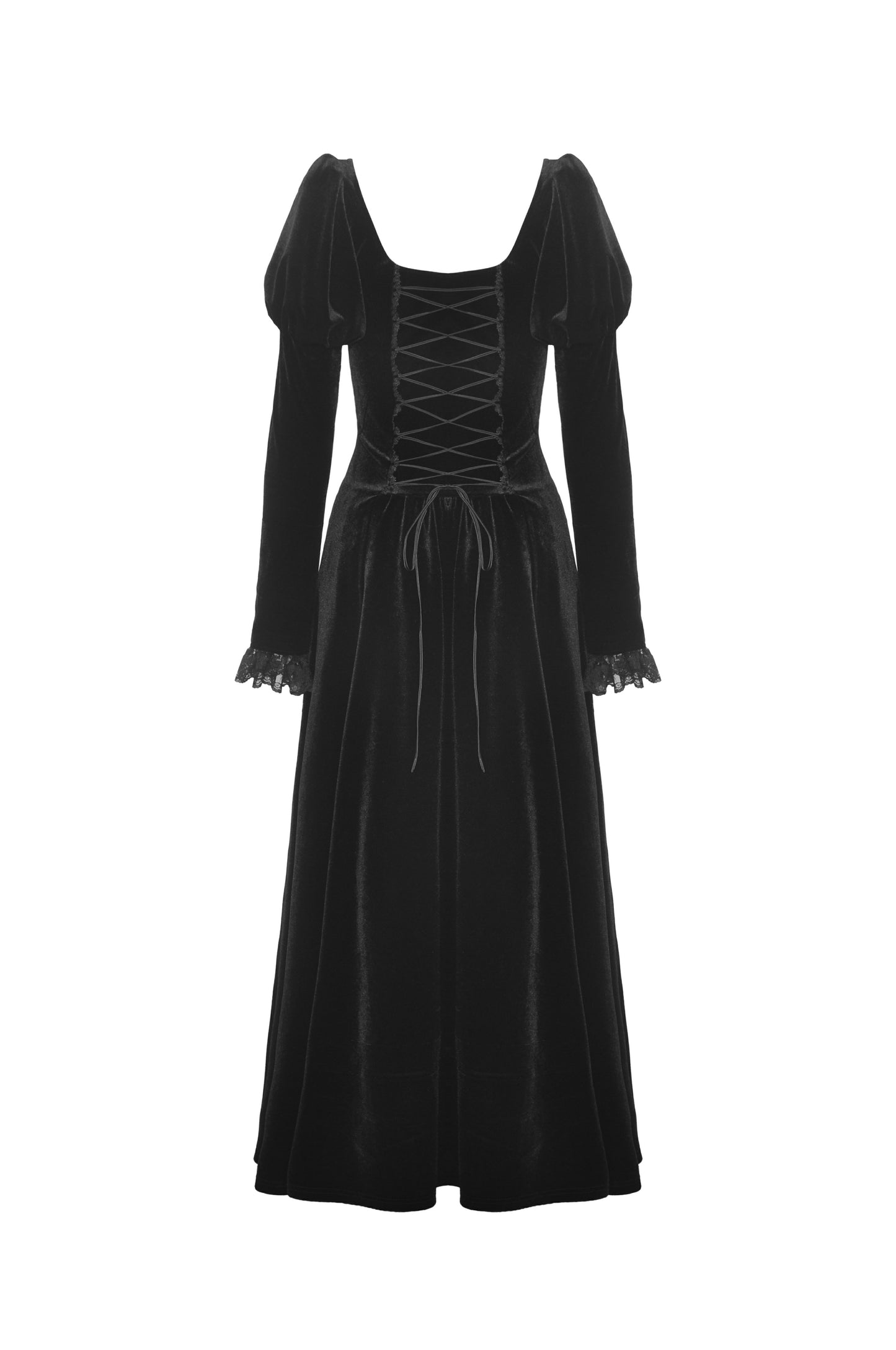 Moonspell Velvet High Low Dress by Dark In Love