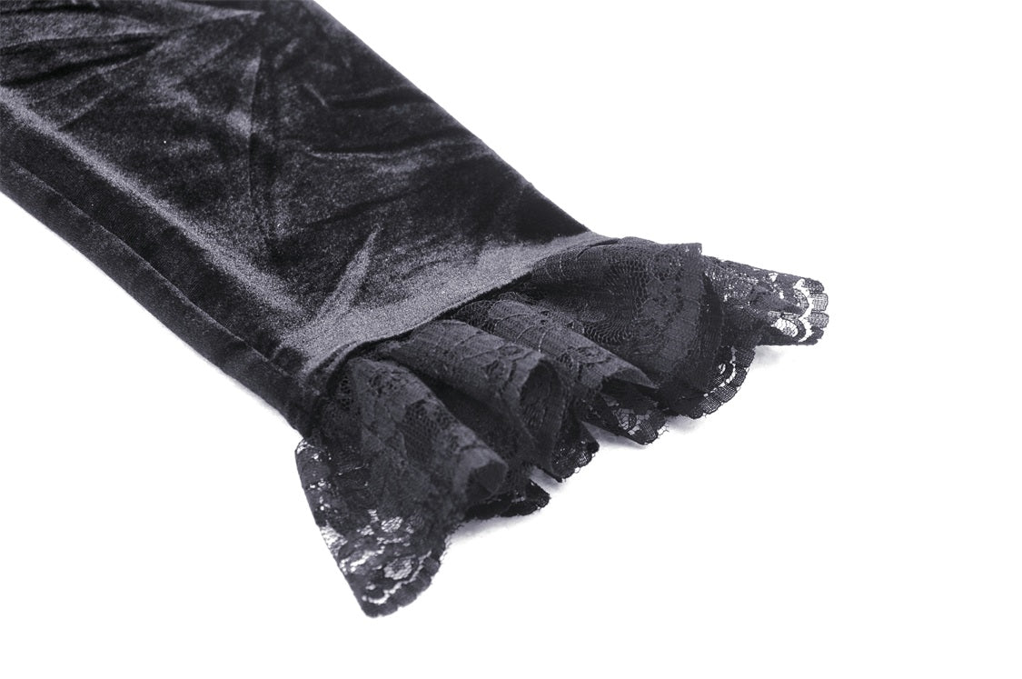 Moonspell Velvet High Low Dress by Dark In Love