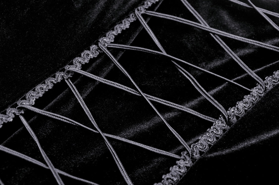 Moonspell Velvet High Low Dress by Dark In Love