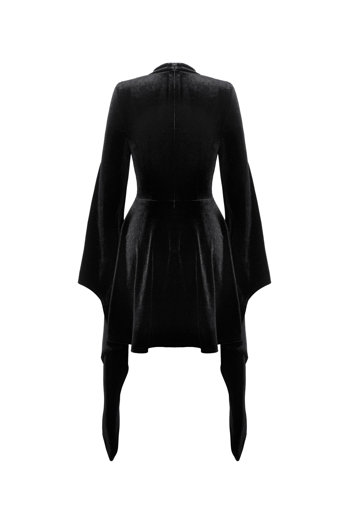 Miss Webs Spiderweb Lace Gothic Velvet Dress by Dark In Love