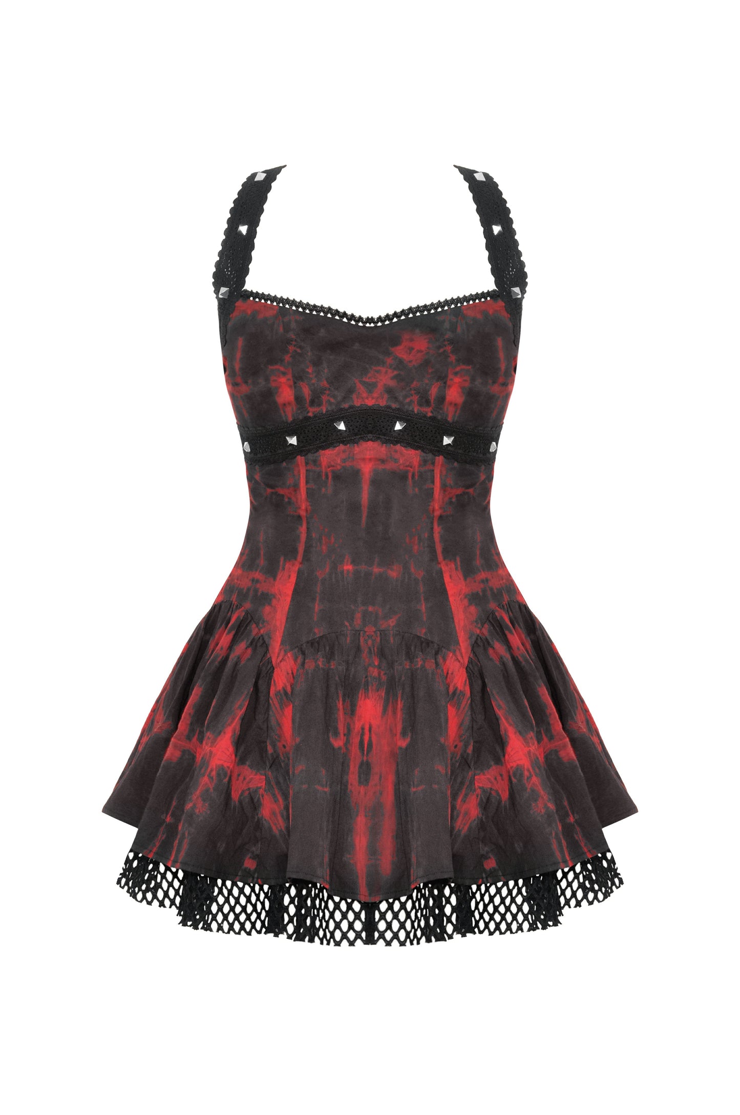 Glowing Embers Gothic Halter Dress by Dark In Love