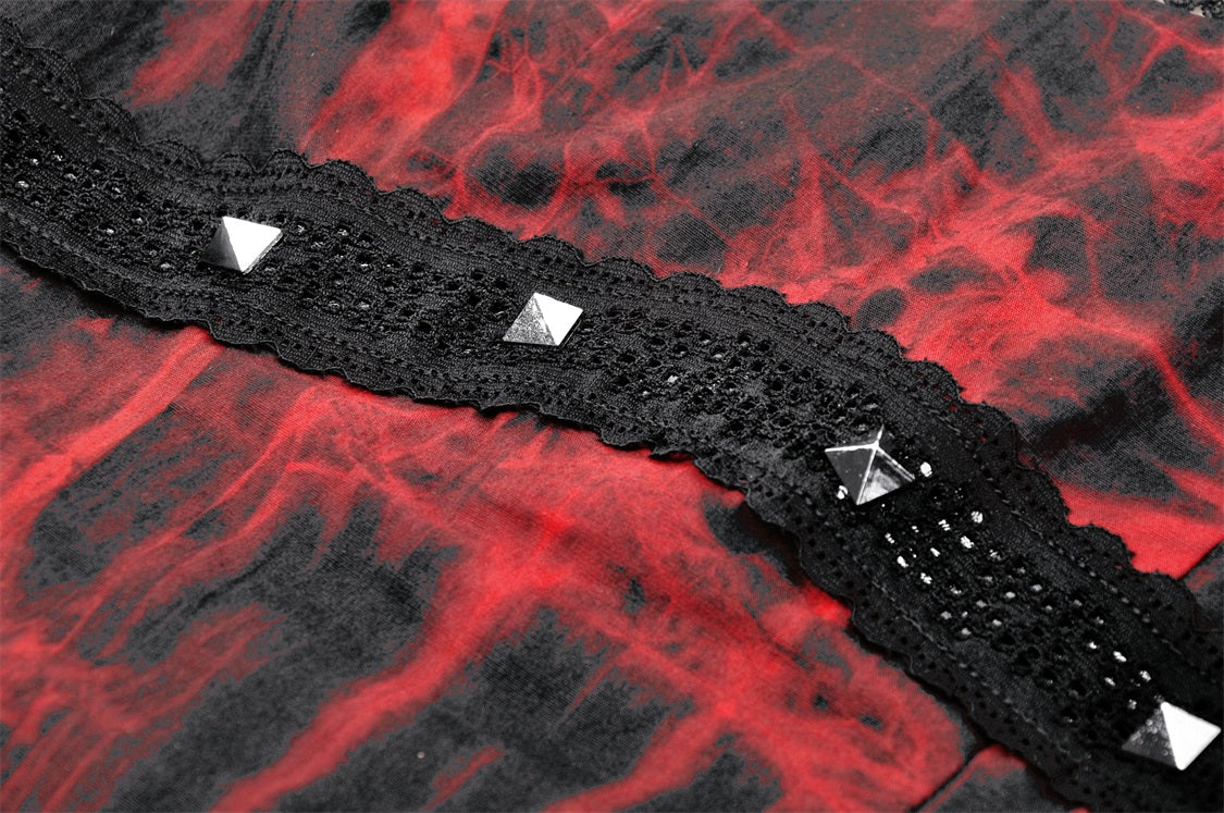 Glowing Embers Gothic Halter Dress by Dark In Love