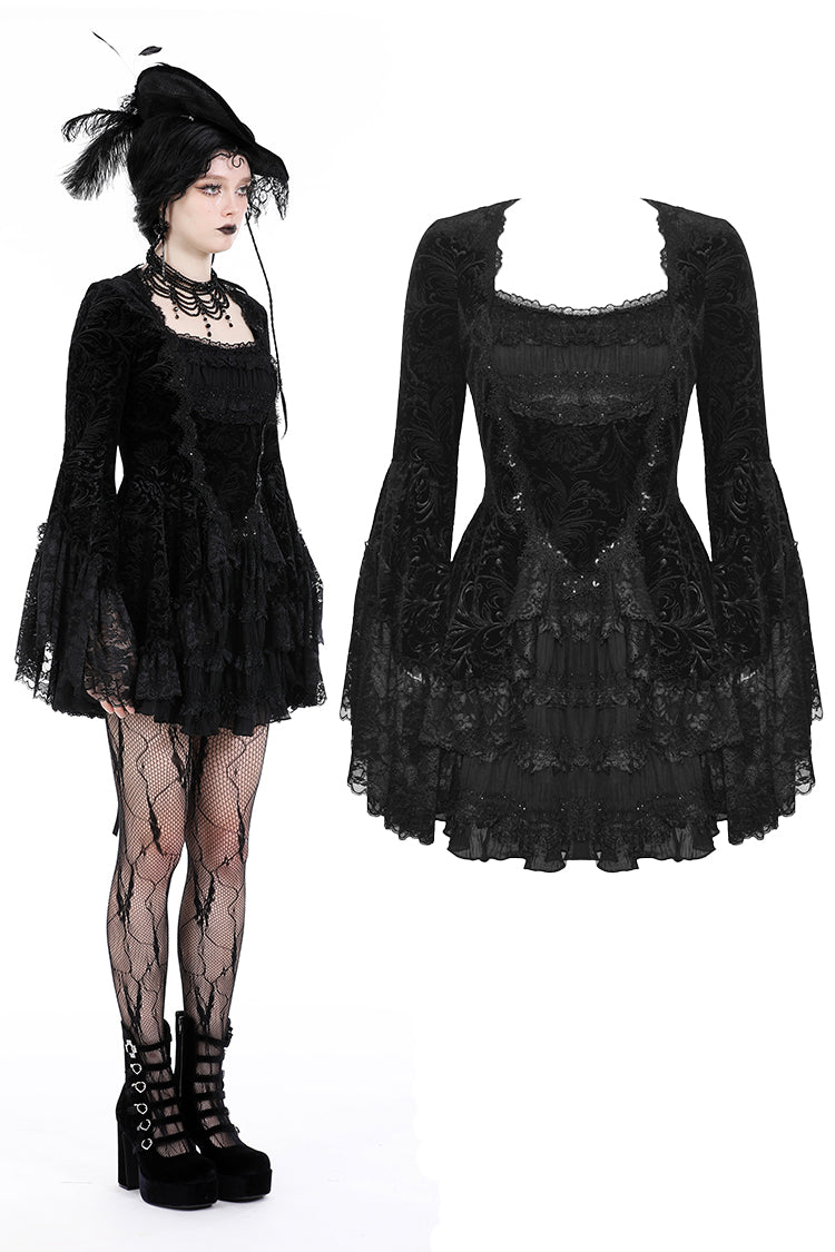 Gothic Antoinette Velvet Dress by Dark In Love