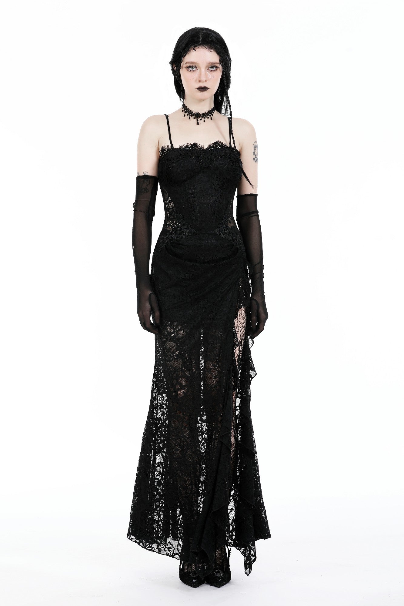 Dark Haus Gothic Lace Dress by Dark In Love