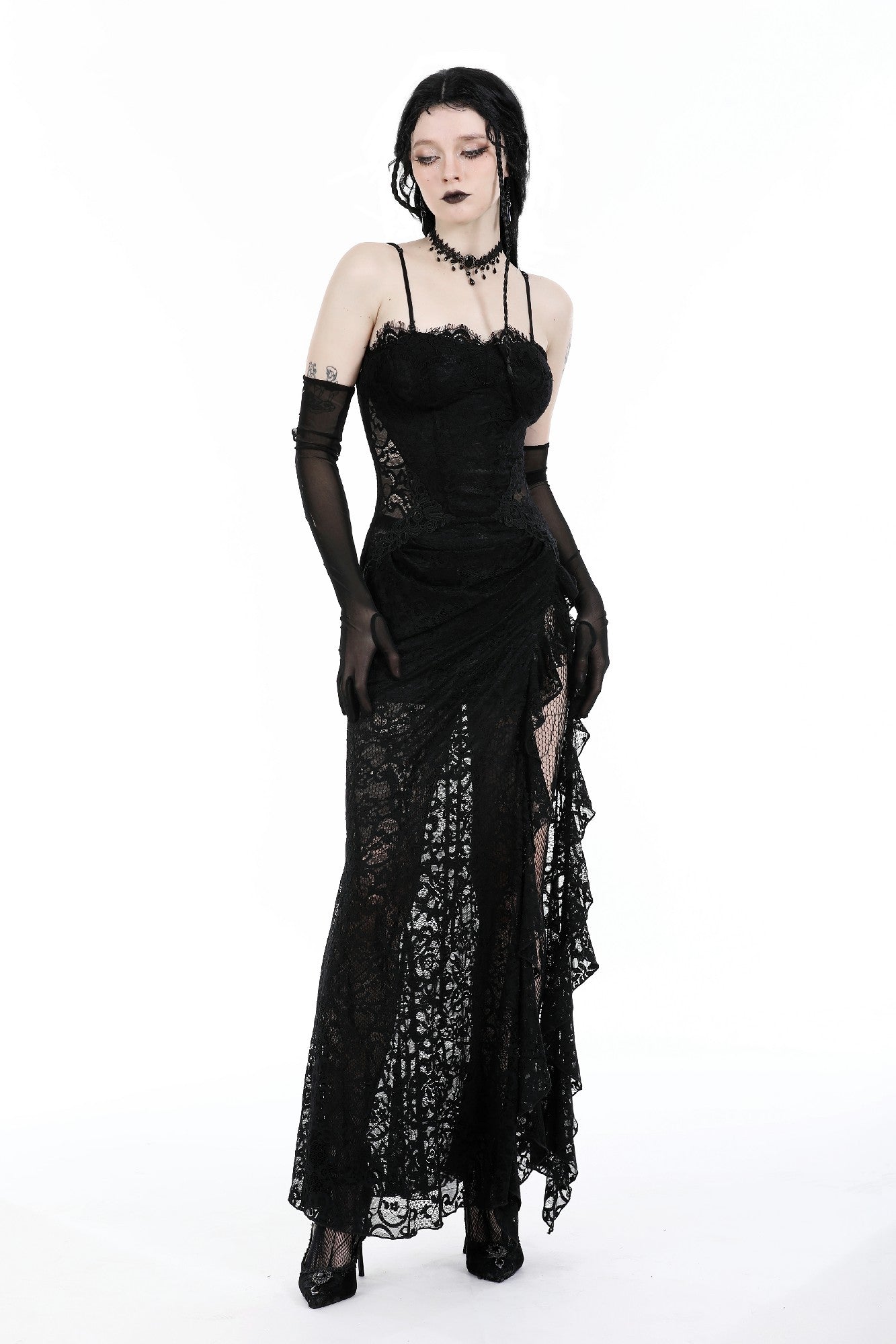 Dark Haus Gothic Lace Dress by Dark In Love