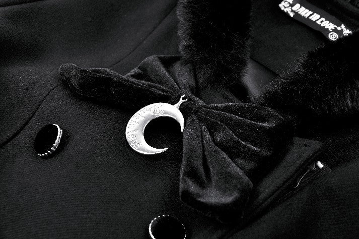 Noire Kitty Cat Ear Gothic Lolita Coat by Dark In Love