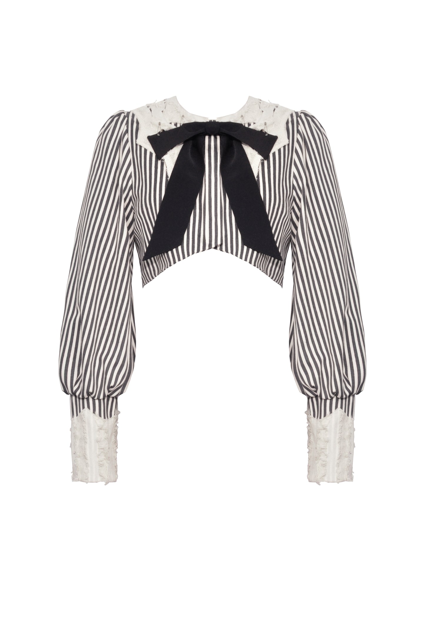 Antique Doll Striped Jacket by Dark In Love