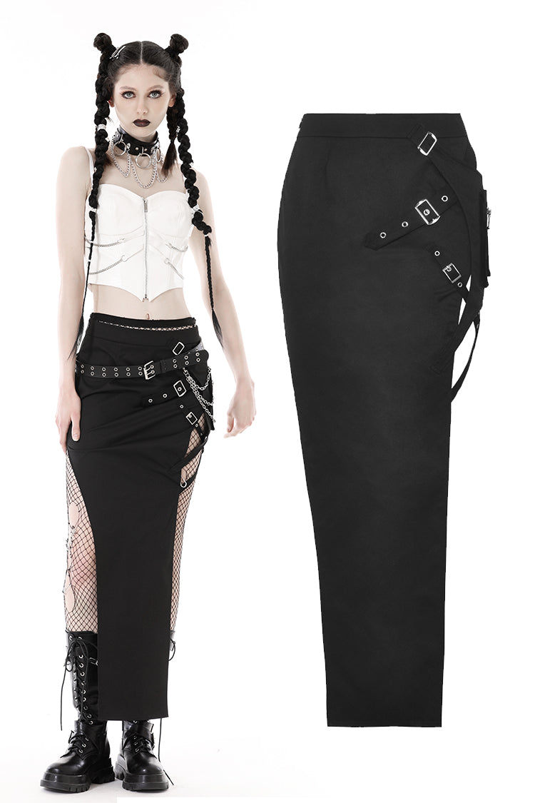 Shelly Split Skirt by Dark In Love