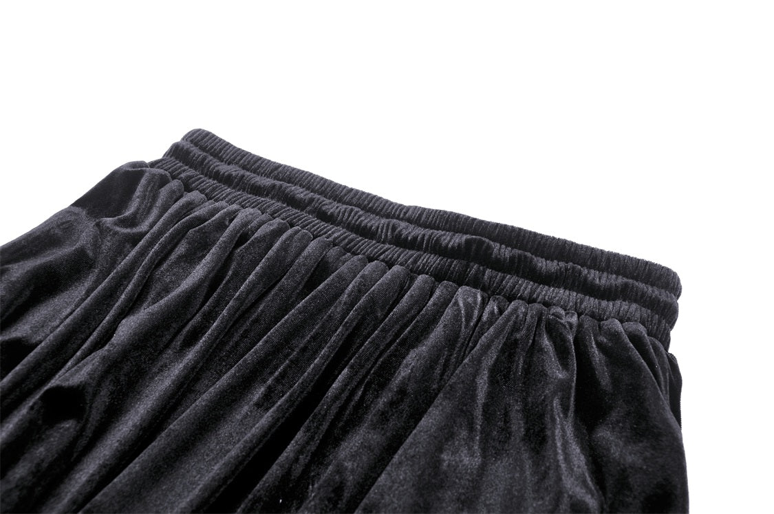 Gothic Dead Rose Velvet Skirt by Dark In Love