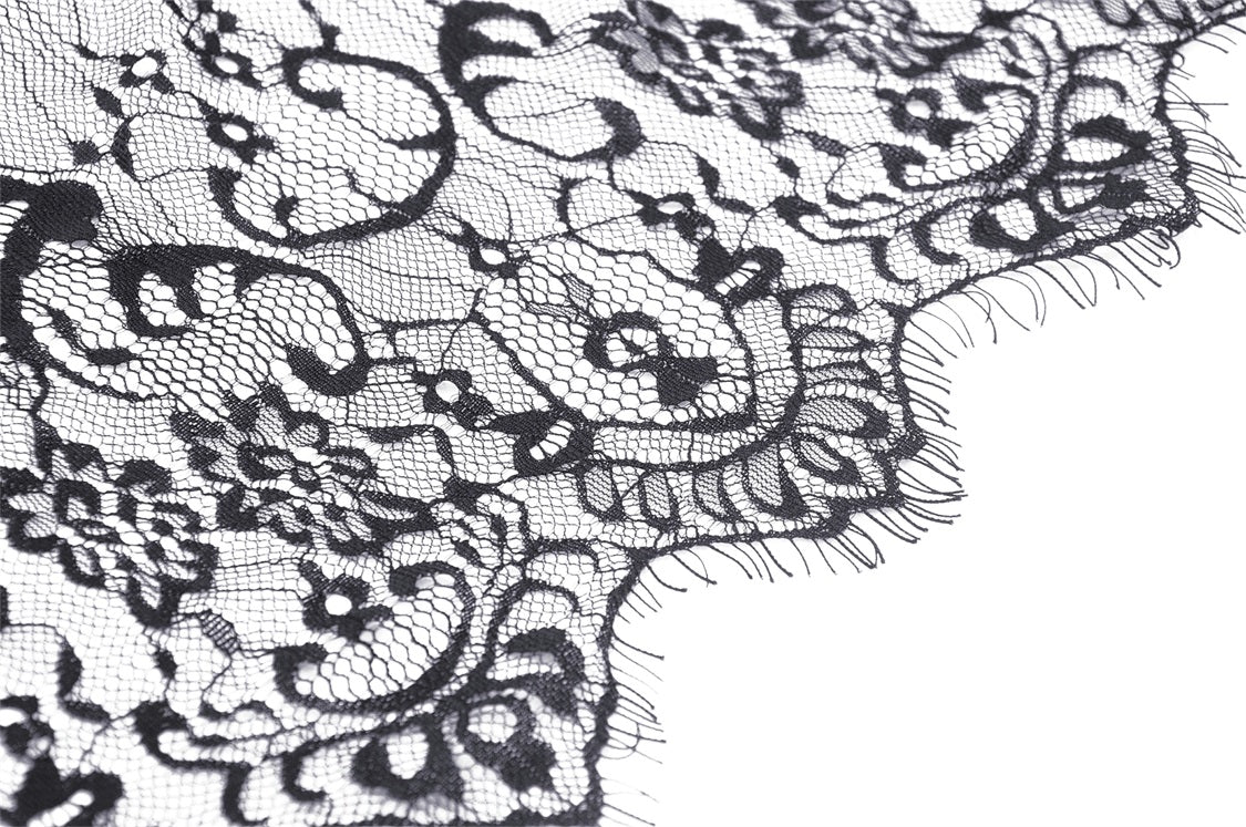 Mary Anne Gothic Frilly Lace Train Skirt by Dark In Love