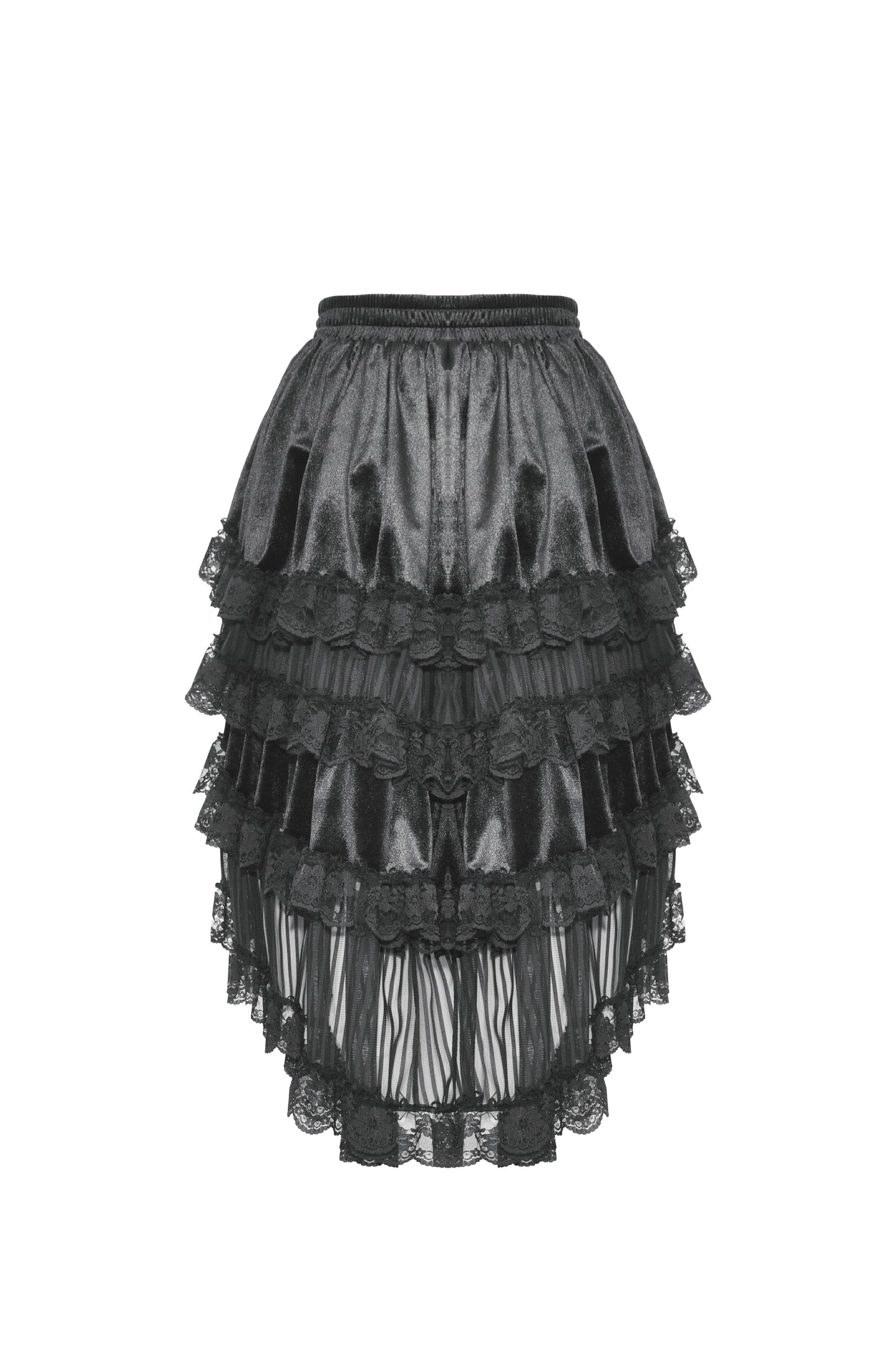 Poison For Dessert Frilly High Low Skirt by Dark In Love