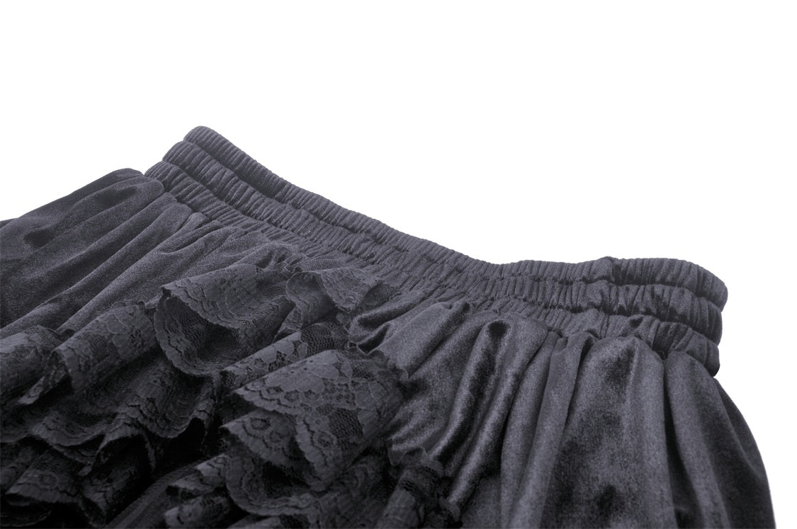 Poison For Dessert Frilly High Low Skirt by Dark In Love