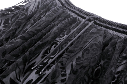 Gothic Pattern Dollie Skirt by Dark In Love