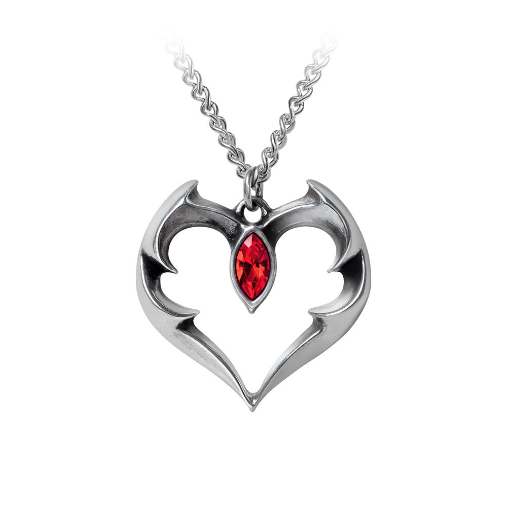 Batheart Pendant Necklace by Alchemy Gothic